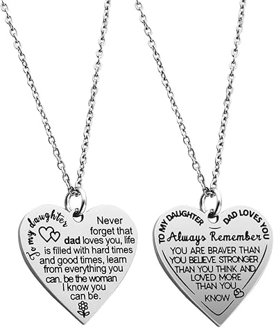daughter pendant necklace
