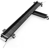 Black Widow Motorcycle Dolly Extra-Long for Cruisers Choppers 1,250 lb Cap | Adjustable kickstand, caster wheels, for garage