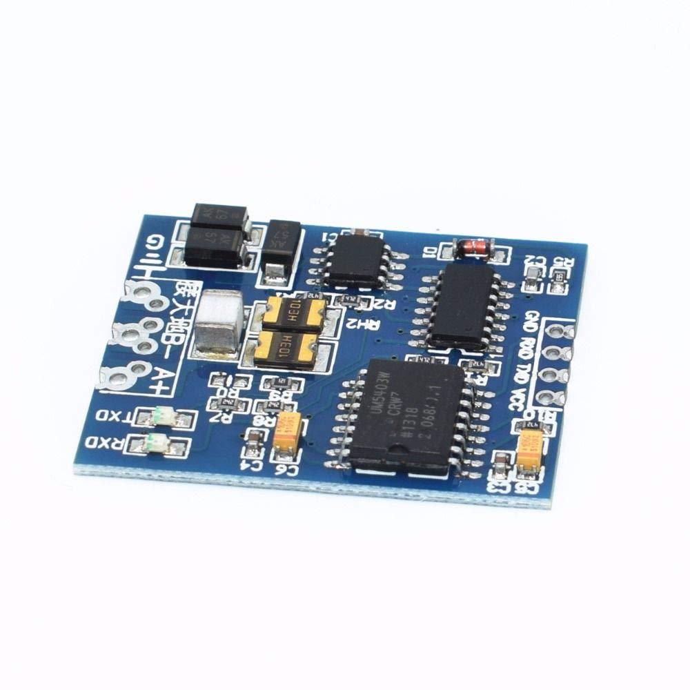 Módulo TTL a RS485, convertidor de señal RS485, 3V, 5,5 V, puerto serie de Chip único aislado, módulo de grado Industrial UART, 10 Uds.