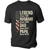 Personalized for Dad Shirt with Kids, Gifts for Dad Papa Shirts, Fathers Day Idea, Gifts for Men Shirt