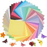 Origami Paper 50 Colors 100 Sheets 6" x 6" | Double Sided Color Origami Kit for Crafts &amp; Art, Allow for Easy &amp; Intricate Folding