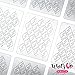 Whats Up Nails - Thorns Vinyl Stencils for Nail Art Design (2 Sheets, 24 Stencils Total)