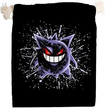 Amazon Danesi ２０x２５cm ポケモン ゲンガー 巾着袋 中 給食袋 ギフトバッグ 小物入れ コップ袋 こども お弁当 保育園 男の子 女の子 おしゃれ かわいい キャラクター Danesi バッグ スーツケース