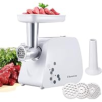 Sunmile Electric Meat Grinder and Sausage Maker - 1HP 1000W Max - Stainless Steel Cutting Blade and 3 Grinding Plates,1…