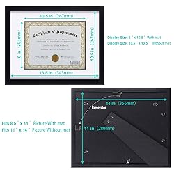 RPJC Document Frame Certificate Frames Made of