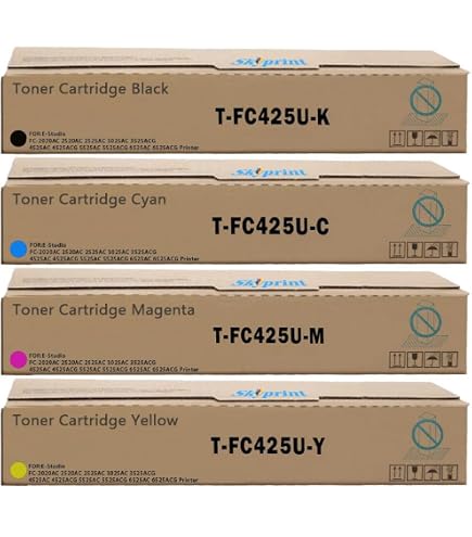 Amazon.com: T-FC425U Toner Cartridge T-FC425U-Y T-FC425U-M T