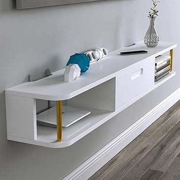 Home Entertainment Furniture Wall Mounted Floating Tv Shelf Tv