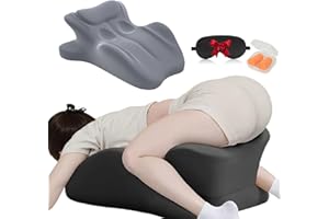 FLAREZE Arcova Sweet Spot Pillow, Chiromonk Couples Pillow - 27° Angle Perfect Position, Memory Foam Cushion for Intimacy Support & Back, Ideal for All Postures, Keep the Passion Going All Night (Grey)