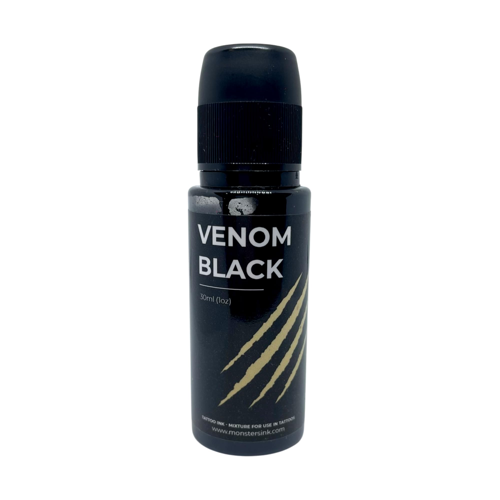 Triple Black Tattoo Ink 30ml, Monsters Ink Venom a Dynamic Black Ink for Tattooing, Dynamic Tattoo Ink