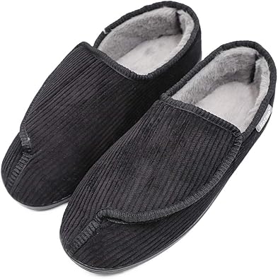 wide width house slippers
