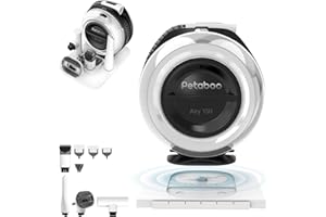 petaboo Cordless Dog Grooming Vacuum, Pet Grooming Kit with Clippers Nail Grinder 5 Pet Grooming Tools,2.2L Dust Cup,Low Noise,Dog Vacuum for Shedding Grooming for Home Outdoor Car
