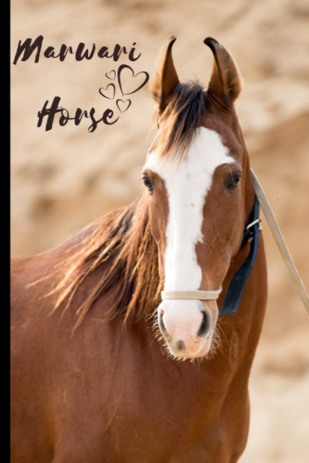 Marwari Horse Notebook For Horse Lovers: Composition Notebook 6x9" Blank Lined Journal