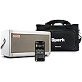 Positive Grid Spark Pearl Guitar Amplifier + Traveler Bag Bundle - Electric, Bass and Acoustic Guitar 40-Watt Combo Amp Including Spark Mobile App