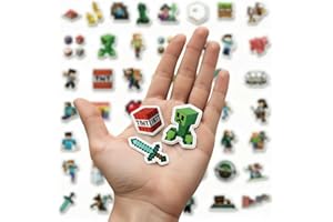 VIBE BOOSTER VIBEBOOSTER 150 Pcs Stickers, Large Waterproof Pixel Stickers for Birthday Party Favors, Goodie Bag Fillers & Water Bottle Decor
