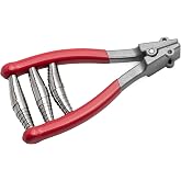 Stringing Starting Clamp 3-Spring for Tennis &amp; Badminton Racket, Zinc Alloy Racquet Line Clamp with Thread Protection,Holding The Racquet Line for Threading Work,Essential Tool for Stringers