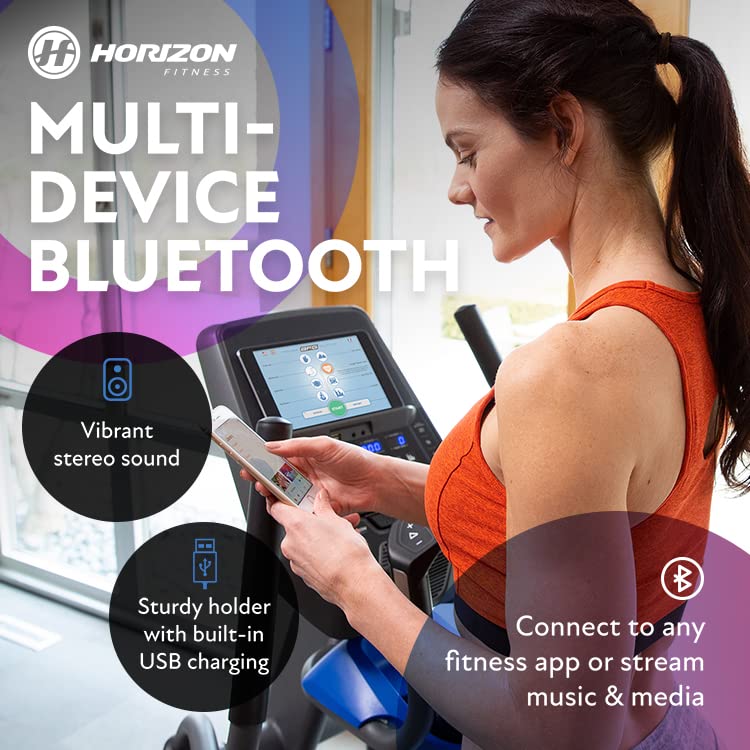 Horizon Fitness 7.0 AE Elliptical Trainer Exercise Machine for Home
