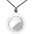 Necklace for AirTag │ Silicone Case with Durable & Waterproof Design │ Compatible with Apple Air Tag Accessories Adjustable Holder for Kids & Adults