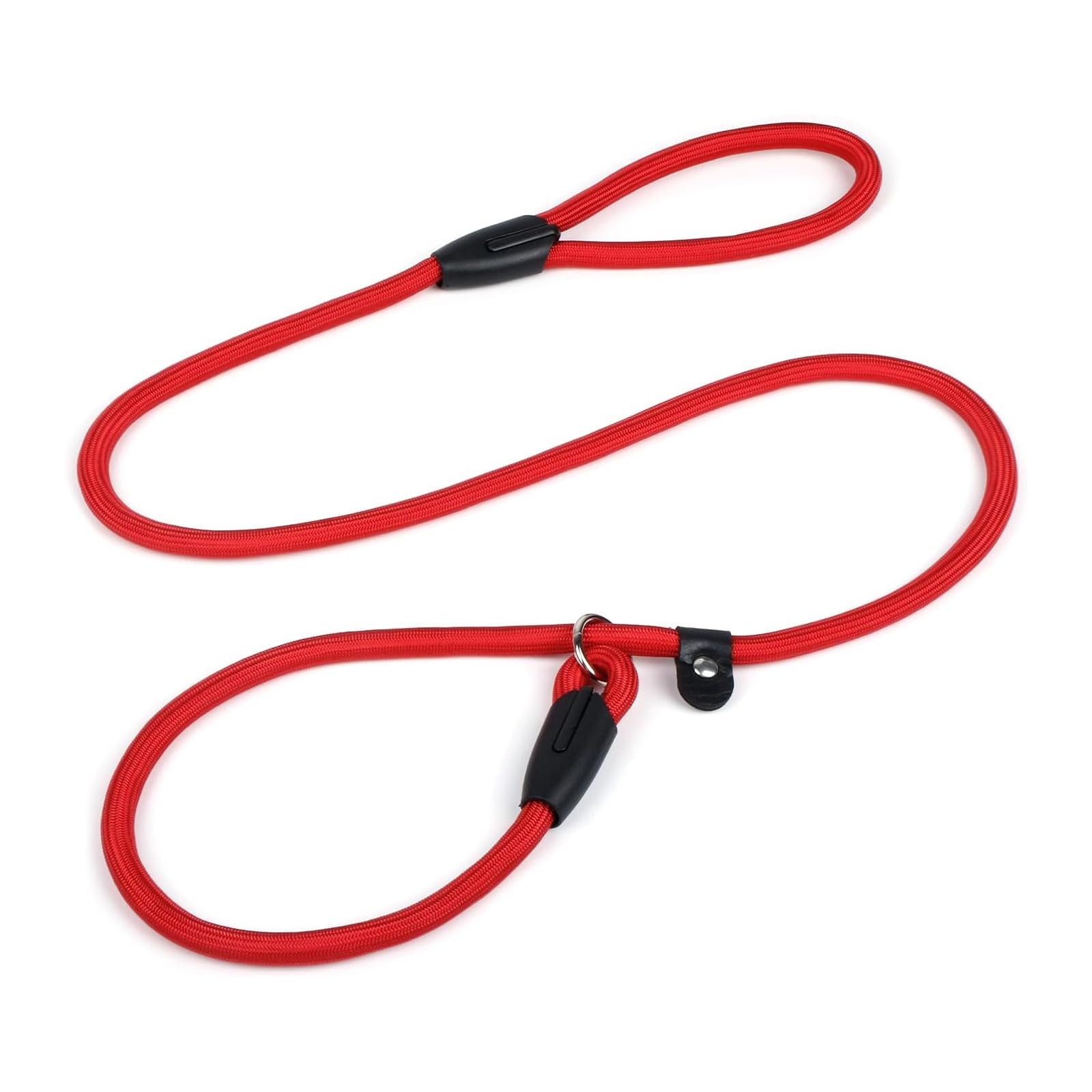 Nylon Dog Lead and Training Leash - Red Durable Rope for Small and Medium Dogs - Walking and Training