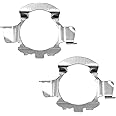 Ziciner 1 Pair H7 LED Headlight Bulb Adapter, H7 LED Car Headlight Adapter Bulb Base Holder Socket Retainer, Auto Led Headlight Retainer Compatible with Bora, Regal, Magotan and More