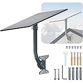 for Starlink Gen 3 Roof Mount, Metal Alloy Starlink Standard V3/4/4X Mounting Kit with Starlink Gen 3 Pipe Adapter, Angle Adj