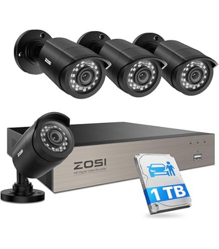 Amazon.com : ZOSI 5MP 3K Lite CCTV Security Camera System with AI
