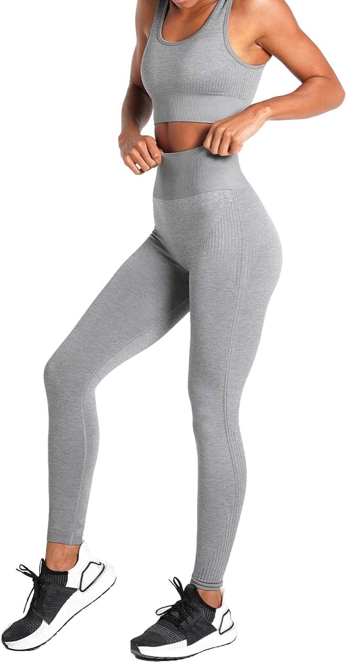 light gray yoga pants