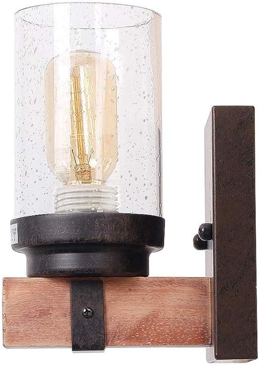 Industrielle Metall Schwarz Wandleuchte Badezimmer Eitelkeit Lampe