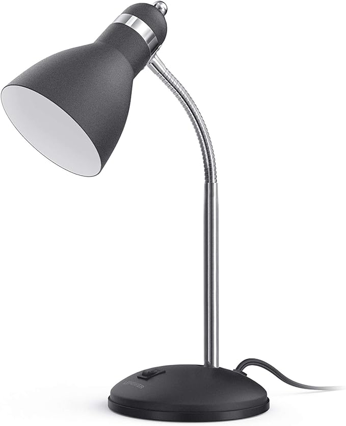 LEPOWER Metal Desk Lamp, Flexible Goose Neck Table Lamp, EyeCaring