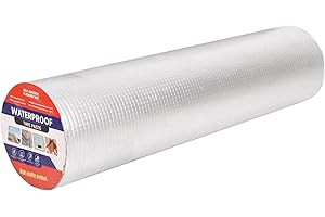 VAIDPRO Alluminum Butyl Tape, 20in X 32.8ft Waterproof Tape for Leaks, Sealant Duct Strip for RV Repair, Metal Roof, Window, Boat Sealing, Glass, Sun Room, Glazed Tile, EPDM Roof Patching