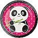 Panda-Monium Party Supplies Pack for 16 Guests Includes: Straws, Dessert Plates, Beverage Napkins, and Cups (Bundle for 16)