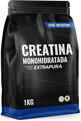 Creatina Monohidratada 1kg / 1000g - Pó 100% Vegan - Creatina Monohidratada Sem Sabor com Inulina - Alta Pureza - Produzido na Alemanha - Pó de Creatina Monohidratada