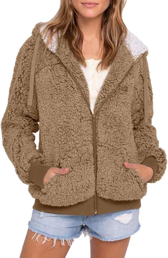 Veste Polaire Pour Teddy Jacket Dames Teddy Manteau En Tailles