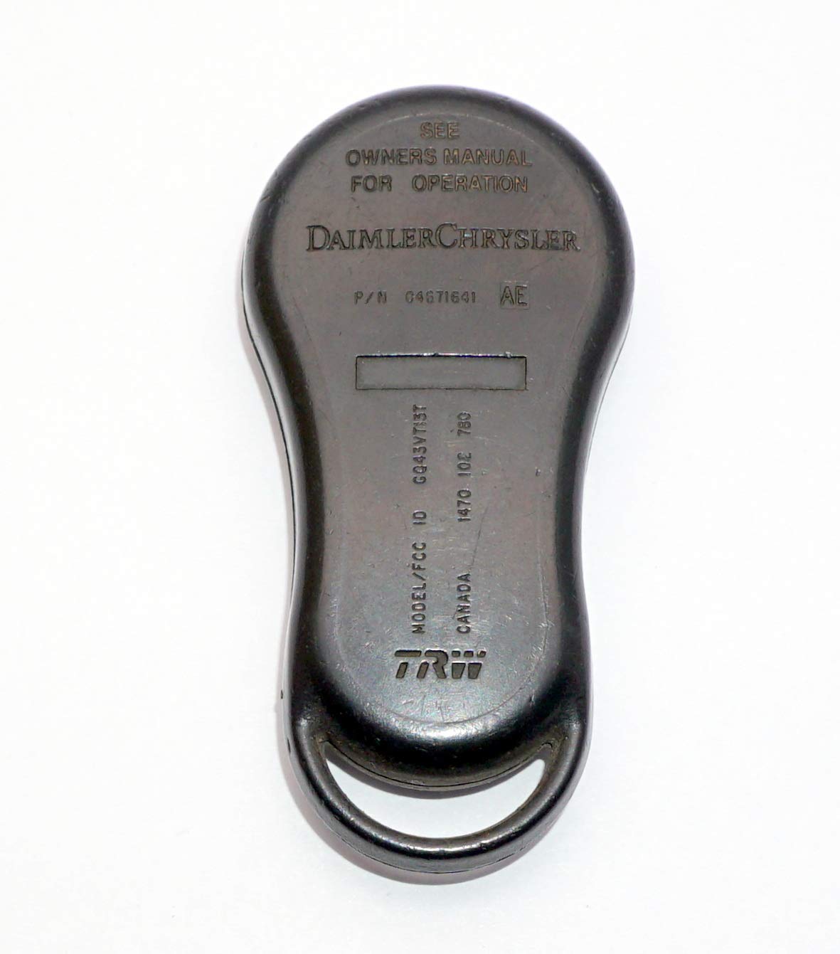 Amazon.com: 01-05 Chrysler PT Cruiser Keyless Entry Remote Control  Transmitter Part # 04671641 AD: Automotive