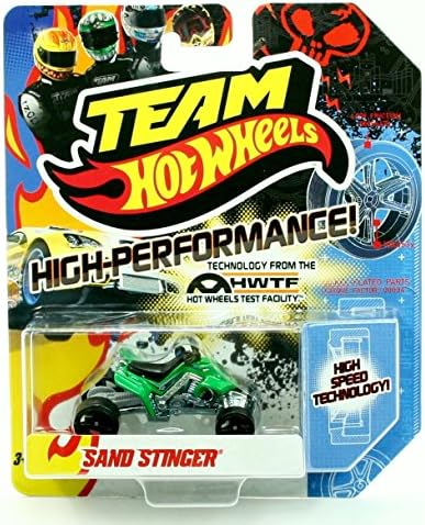 SAND STINGER (GREEN) HIGH-SPEED WHEELS Team Hot Wheels 2011 Designed For Speed Vehicle (X0136)