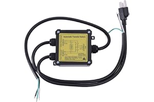 MXLTYMX ATS 15 Amp Automatic Transfer Switch, Auto Transfer Switch, 120V