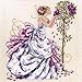 Mirabilia Roses of Provence LINEN Kit Counted Cross Stitch by Nora Corbett Designs (Bundle: Chart, Fabric, Beads, Braid) MD124