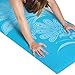 Tone Fitness Yoga Mat with Floral Pattern, Tealthumb 3