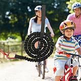 TeTupGa Bicycle Tow Rope Belt Strap for Parent-Child MTB, 1.7m-3m, Black view 5