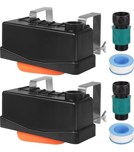 For Water Little Giant Trough-O-Matic Stock Tank Float Valve – Aluminum Housing, 3/4 Garden Hose Connection, Up To 245 GPH, 20-50 PSI Livestock Waterer Valve
