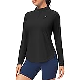IUGA Golf Shirts for Woman SPF Shirts for Women Long Sleeve UPF 50+ UV Protection Shirt Quarter Zip Pullover