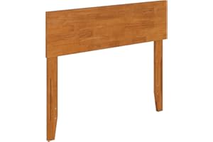 AFI, Orlando Twin Adjustable Modern Solid Wood Panel Headboard, Light Toffee