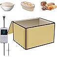 Versatile Dough Proofer - Adjustable Temperature Timer Control Bread Dough Proofing Box - Collapsible Design - Sourdough Proofing Box