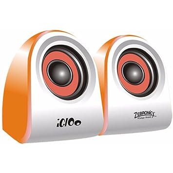 zebronics 2.0 multimedia speakers igloo