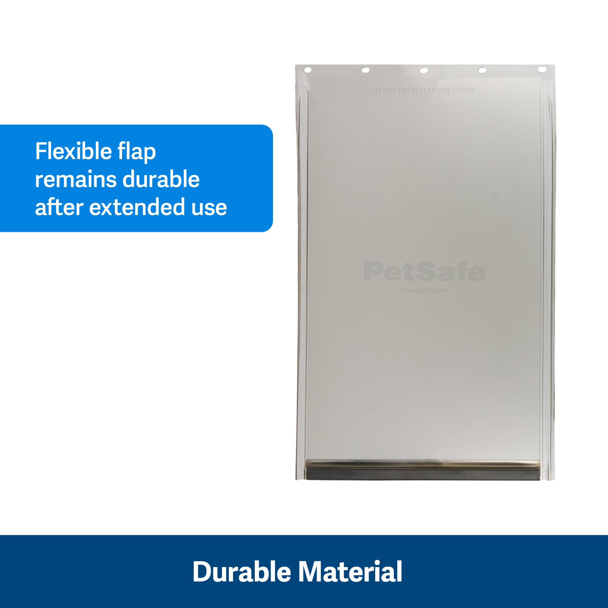PetSafe Original Replacement Flap - Doggie Door Vinyl Replacement Flap for Sliding Glass Pet Door - Durable & Made with Non-Toxic Materials - 16 7/8