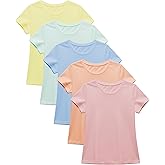 Sexy Basics Women's Cotton Stretch T Shirts | Casual & Active Basic Tops | Multi Packs & Colors