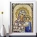 Slaxry 5D Diamond Cross Stitch Rhinestones DIY Handmade Embroidery Painting Religious People (1#)
