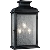 Feiss Generation Lighting-Sean Lavin-Three Light Outdoor Wall Sconce in Transitional Style-10 Inch Wide by 18.13 Inch Tall