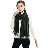 RIIQIICHY Women's Scarf Pashmina Shawls and Wraps for Evening Dress Bridesmaid Wedding Bridal Winter Warm Long Large Scarves