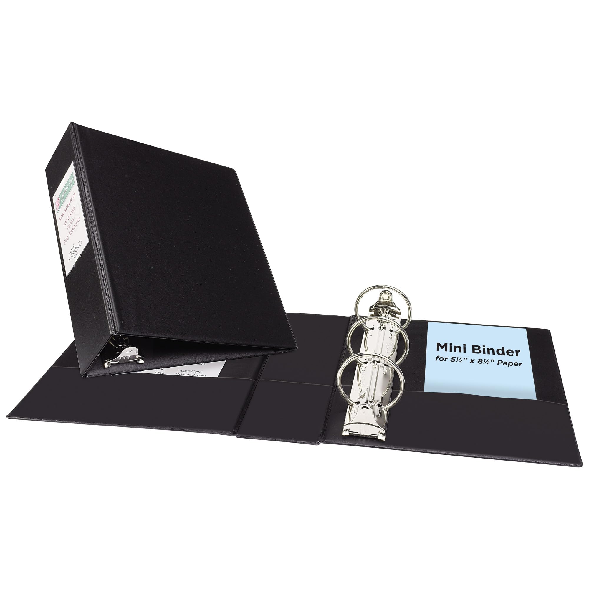 Avery 27554 Black Vinyl Ring Binder (Vinyl, Black, 375 Sheets, 5.08 cm)