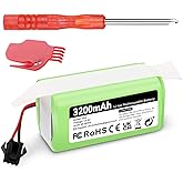 Keenstone 14.4V 3200mAh Replacement Battery for eufy RoboVac 11 11C 11S Plus 11S MAX 12 15C 15C MAX 15T 25C 30C G10 Hybrid G3
